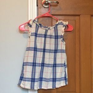 girls tank top with ruffle sleeves